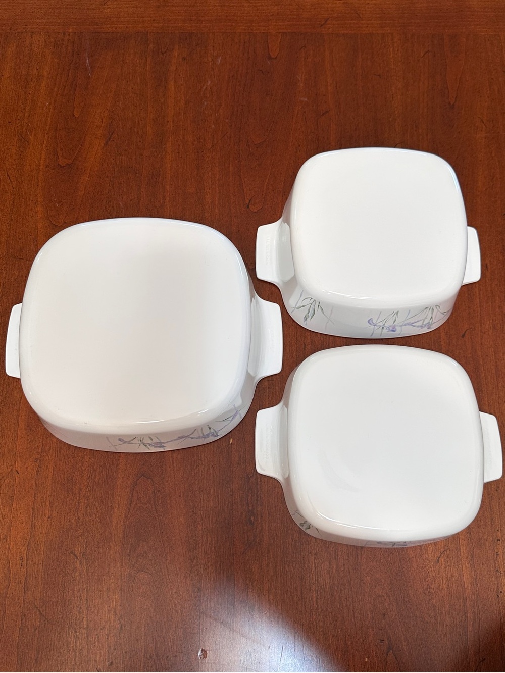 Vintage Corningware Shadow Iris 7-Piece Casserole Set, 2L • 1.5L • 1L - Picture 15 of 15